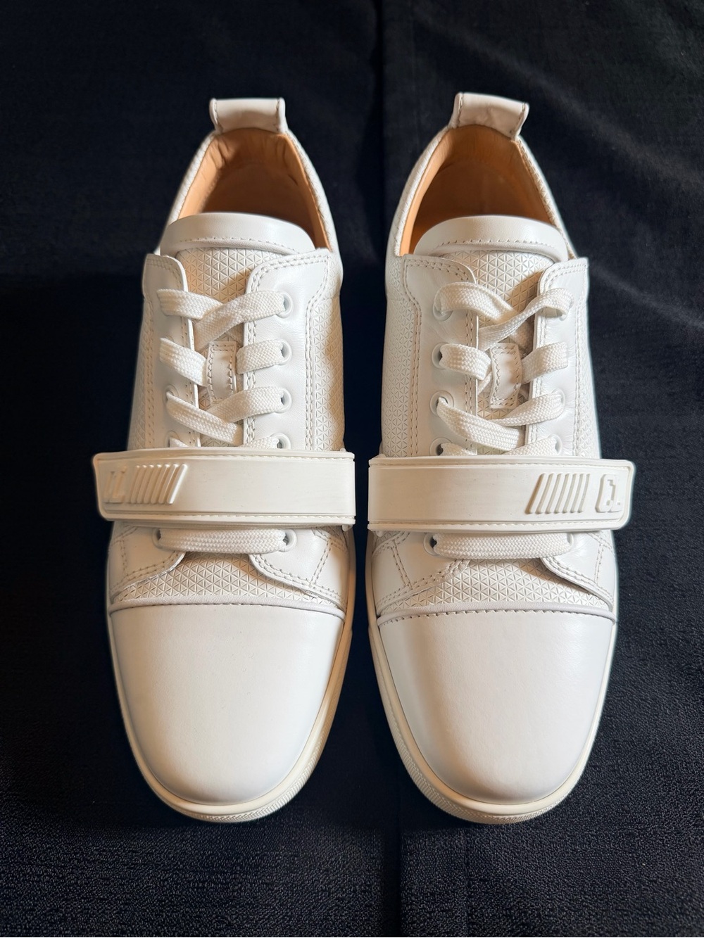 Christian Louboutin White Calf Leather Sneaker